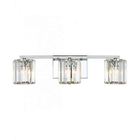 Applique murale Quoizel Acier,Cristal,Verre Chrome poli|Appliques murales|Luminaire Center