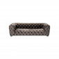Canapé Metropol 3 places velours gris Kare Design|Canape|Kare