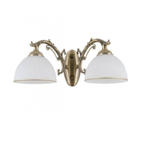 Applique murale Feneza Verre,acier,aluminium Antique Bronze|Appliques murales|Luminaire Center