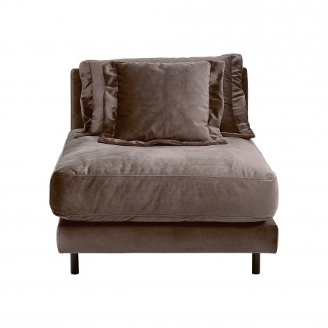 Assise Lullaby velours taupe Kare Design|Canape|Kare