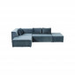 Canapé d'angle Infinity gauche velours océan Kare Design|Canape|Kare