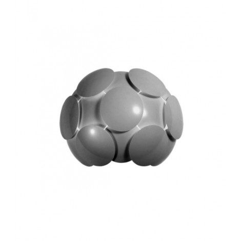 Applique murale Santina Plastique Gris|Appliques murales|Luminaire Center