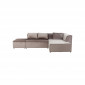 Canapé d'angle Infinity droite velours taupe Kare Design|Canape|Kare