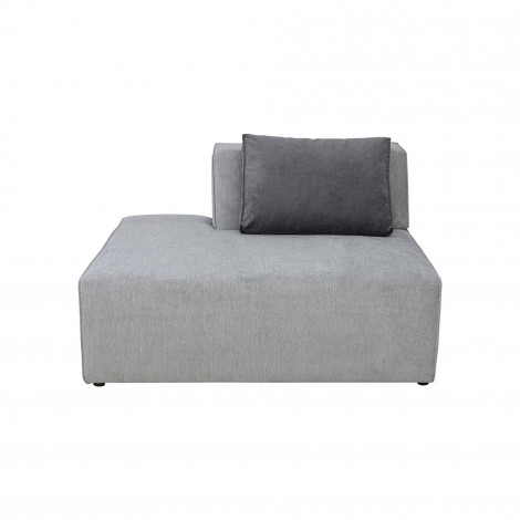 Méridienne gauche canapé Infinity gris Kare Design|Canape|Kare