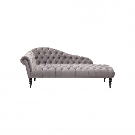 Méridienne Desire velours gris Kare Design|Canape|Kare