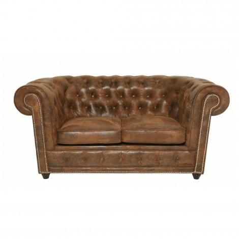 Canapé 2 places Oxford Vintage Rivet Kare Design|Canape|Kare
