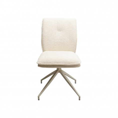 Chaise pivotante Hilla crème Kare Design|Chaise|Kare