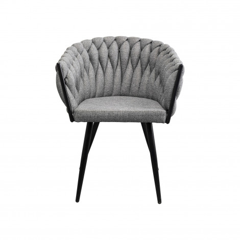 Chaise avec accoudoirs Dean grise Kare Design|Chaise|Kare