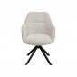 Chaise avec accoudoirs pivotante Olivia Kare Design|Chaise|Kare