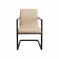 Chaise avec accoudoirs Cantilever Thamos beige Kare Design|Chaise|Kare