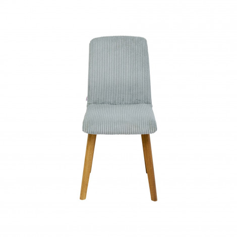 Chaise Lara Cord côtelée bleue Kare Design|Chaise|Kare