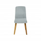 Chaise Lara Cord côtelée bleue Kare Design|Chaise|Kare