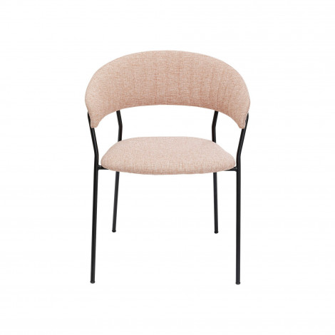 Chaise avec accoudoirs Belle rose Kare Design|Chaise|Kare