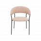 Chaise avec accoudoirs Belle rose Kare Design|Chaise|Kare