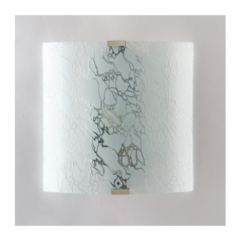 Applique murale Ice 1 ampoule Verre blanc|Appliques murales|Luminaire Center
