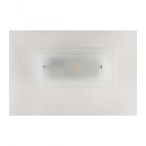 Applique murale 1 ampoule Verre blanc|Appliques murales|Luminaire Center