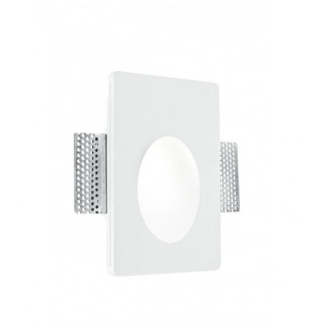 Applique encastrée Ariel 1 ampoule Plâtre blanc|Appliques murales|Luminaire Center