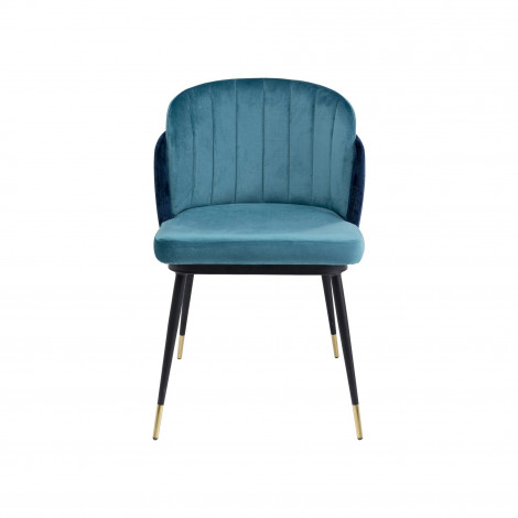 Chaise Hojas velours bleu Kare Design|Chaise|Kare