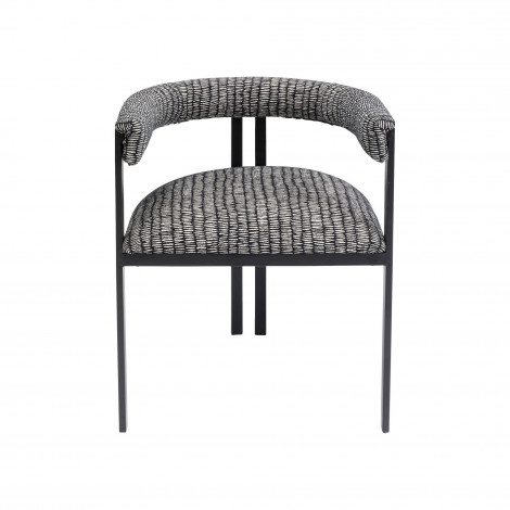 Chaise avec accoudoirs Paris noire Kare Design|Chaise|Kare