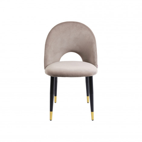 Chaise Iris velours taupe Kare Design|Chaise|Kare