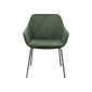 Chaise avec accoudoirs Avignon verte Kare Design|Chaise|Kare