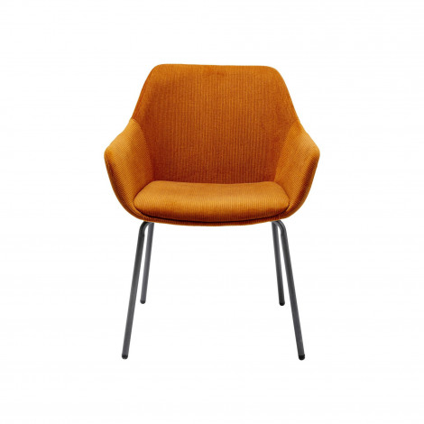 Chaise avec accoudoirs Avignon orange Kare Design|Chaise|Kare
