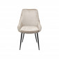 Chaise East Side velours beige 52cm Kare Design|Chaise|Kare