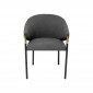 Chaise avec accoudoirs Boulevard grise Kare Design|Chaise|Kare
