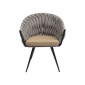 Chaise avec accoudoirs Knot marron Kare Design|Chaise|Kare