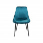 Chaise East Side velours bleu-vert Kare Design|Chaise|Kare