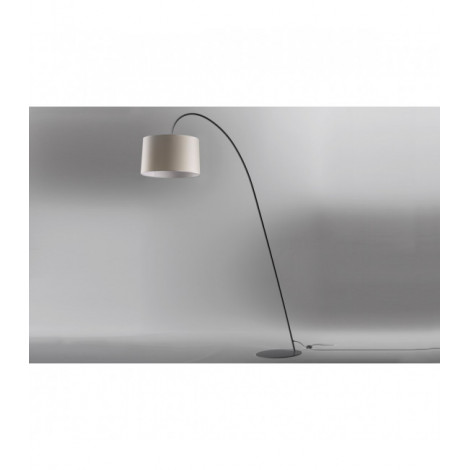 Lampadaire arqué LOSANNA Métal,Tissu|Lampadaire|Luminaire Center