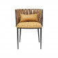 Chaise avec accoudoirs Cheerio jaune Kare Design|Chaise|Kare