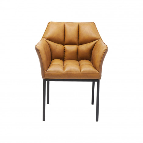 Chaise avec accoudoirs Thinktank marron Kare Design|Chaise|Kare