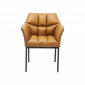 Chaise avec accoudoirs Thinktank marron Kare Design|Chaise|Kare