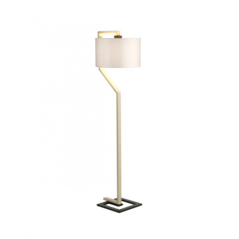 Lampadaire Axios Acier Base en métal peint crème et gris foncé|Lampadaire|Luminaire Center