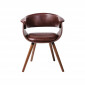 Chaise avec accoudoirs Monaco nougat Kare Design|Chaise|Kare