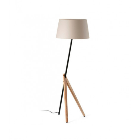 Lampadaire Treewood Acier,Frêne Frêne avec teinte beige|Lampadaire|Luminaire Center