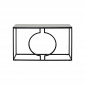 Console Miami Loft 120x35cm noire Kare Design|Console|Kare