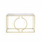 Console Miami Loft 120x35cm blanche et dorée Kare Design|Console|Kare