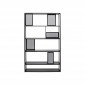 Étagère Skyler 195x115cm fumée Kare Design|Bibliothèque|Kare