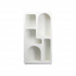 Étagère Bonita blanche 180x90cm Kare Design|Bibliothèque|Kare
