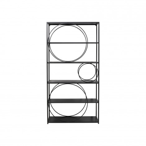 Étagère Circle noire 200x100cm Kare Design|Bibliothèque|Kare