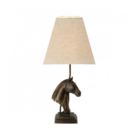 Lampe de table Eclipse Bronze patine 38 Cm|Lampes à poser|Luminaire Center