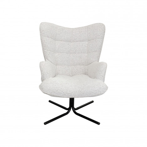 Fauteuil pivotant Oscar gris Kare Design|Fauteuil / Chauffeuse|Kare