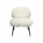 Fauteuil Hairy blanc Kare Design|Fauteuil / Chauffeuse|Kare