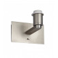 Lampe avec abat jour Issac Acier Plaque de nickel Mat 1 ampoule 13cm|Lampes à poser|Luminaire Center