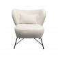 Fauteuil Jacky Teddy blanc Kare Design|Fauteuil / Chauffeuse|Kare
