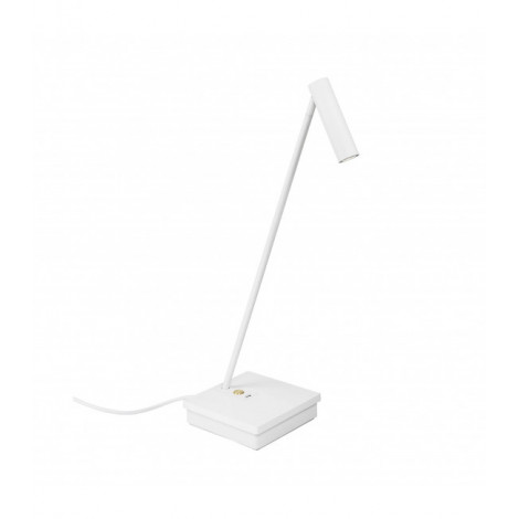 Lampe de table Elamp Aluminium blanc 55,4 Cm|Lampes à poser|Luminaire Center