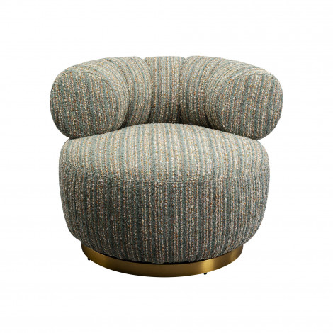 Fauteuil pivotant Couture vert Kare Design|Fauteuil / Chauffeuse|Kare