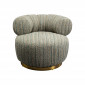 Fauteuil pivotant Couture vert Kare Design|Fauteuil / Chauffeuse|Kare